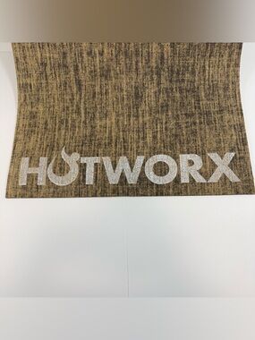 HOTWORX Branded Textured Yoga/Workout hemp Mat - Brown